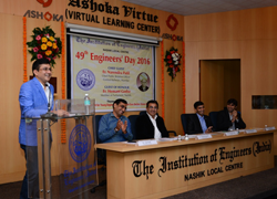 49th Engineers Day 2016 at IEI-NLC’s Ashoka Virtue Auditorium, Nashik