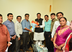 Former Chief Minister of Maharashtra visited at IEI-Nashik Local Centre